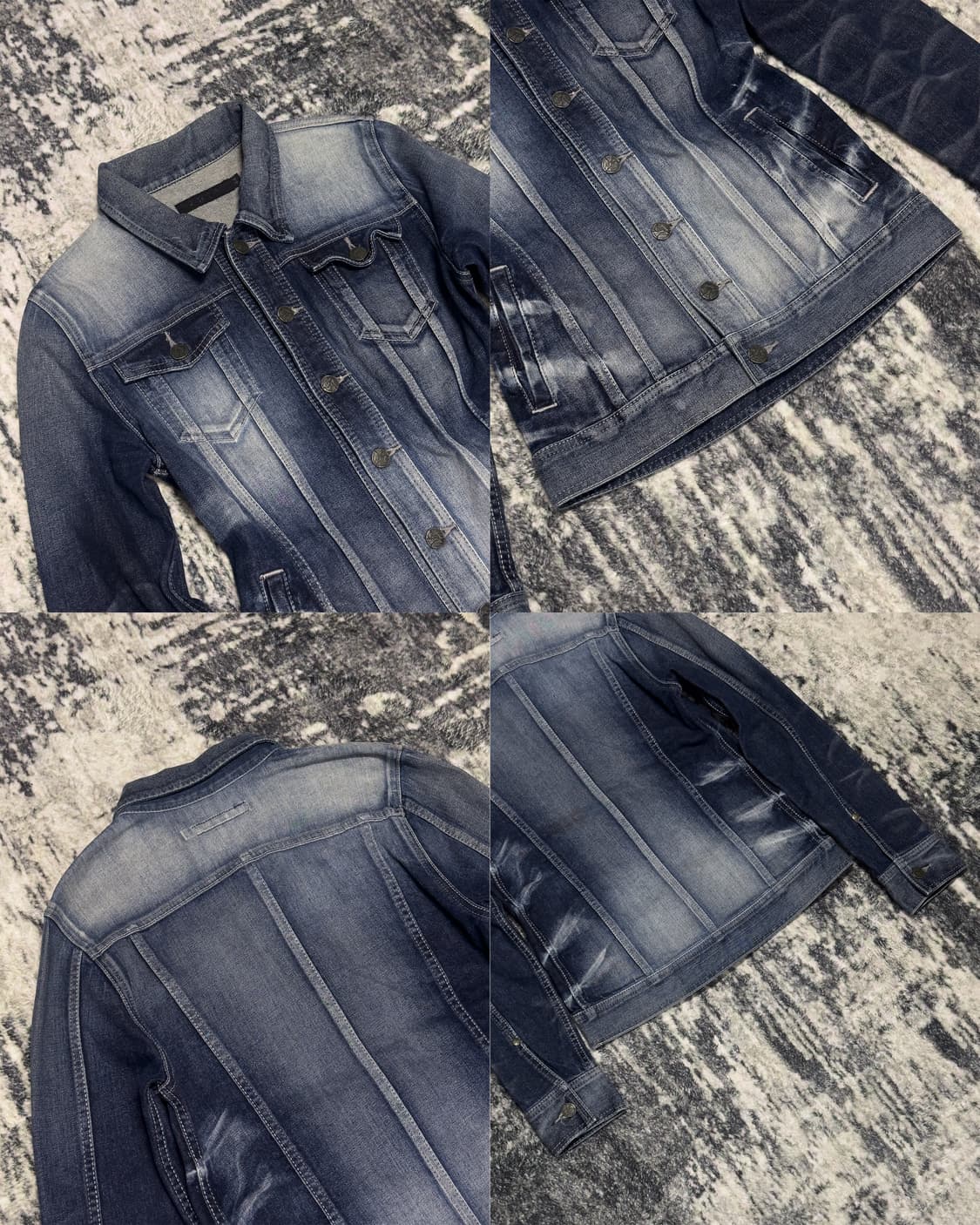 {FUGA} Wrinkle Wash Slim Denim Jacket    상품이미지5