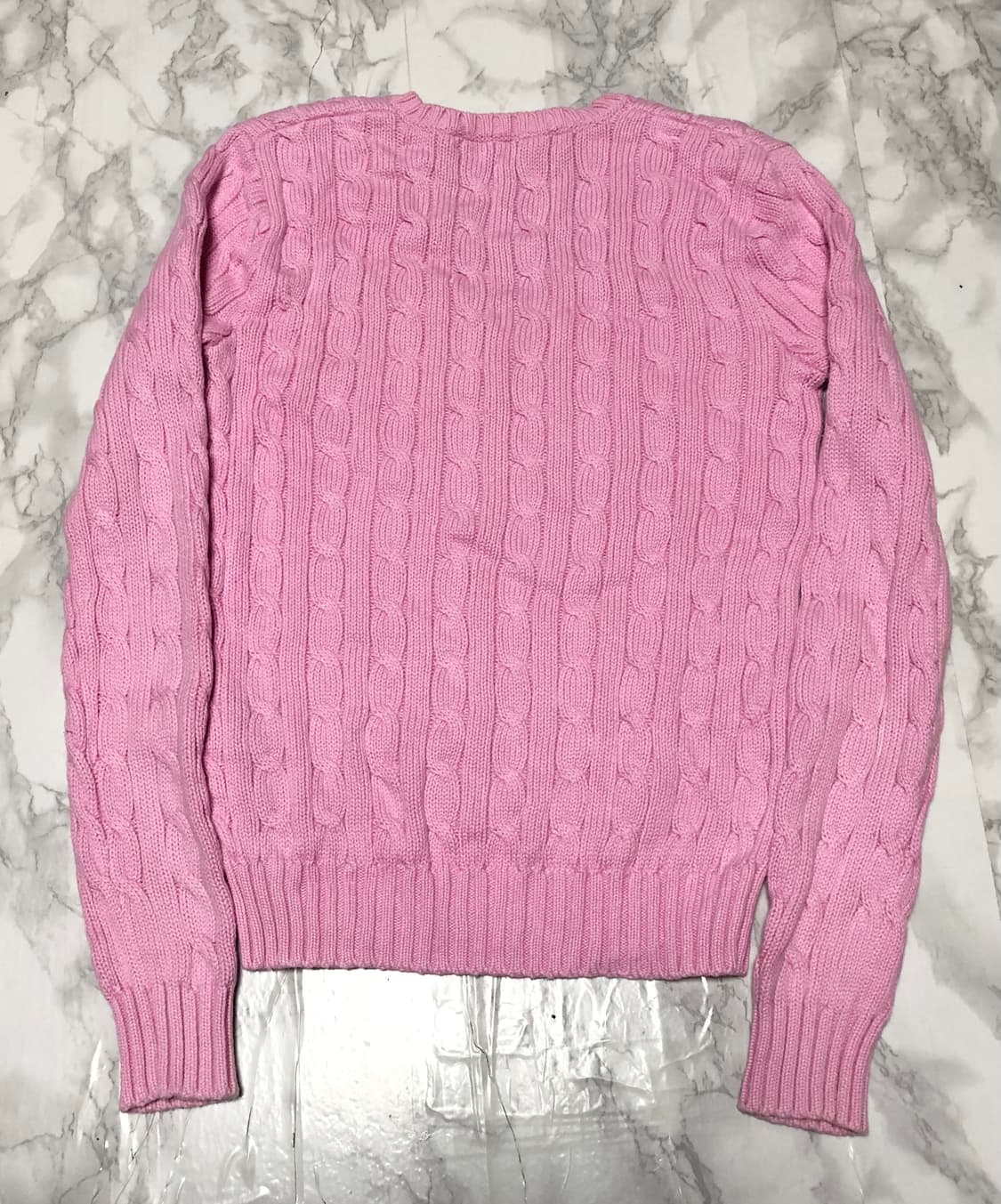 폴로 랄프로렌 인디핑크 니트 브이넥 스웨터 상품이미지3