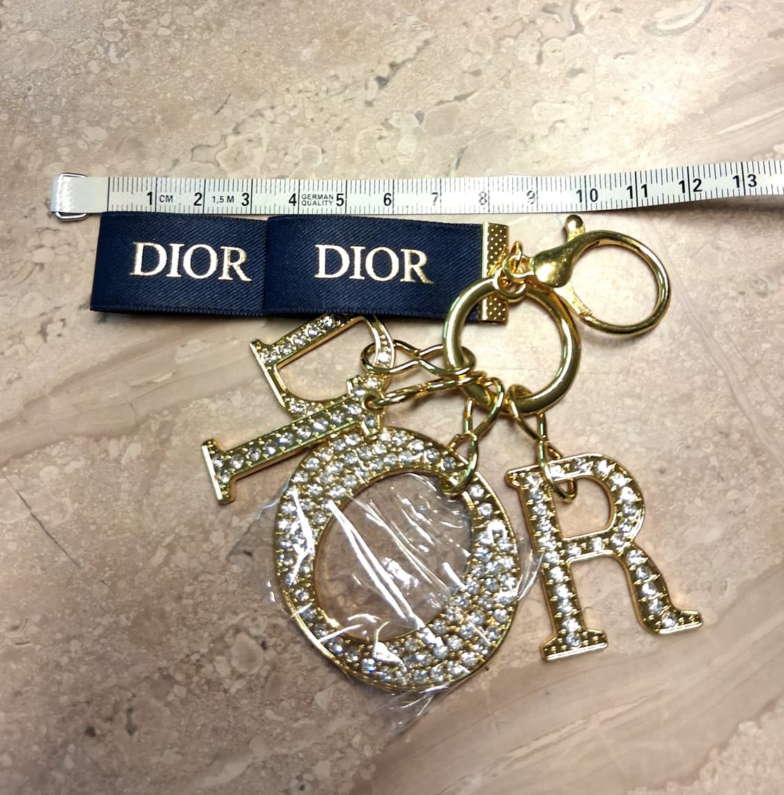 Dior 큐빅 Letter 키링 (새제품) 상품이미지4