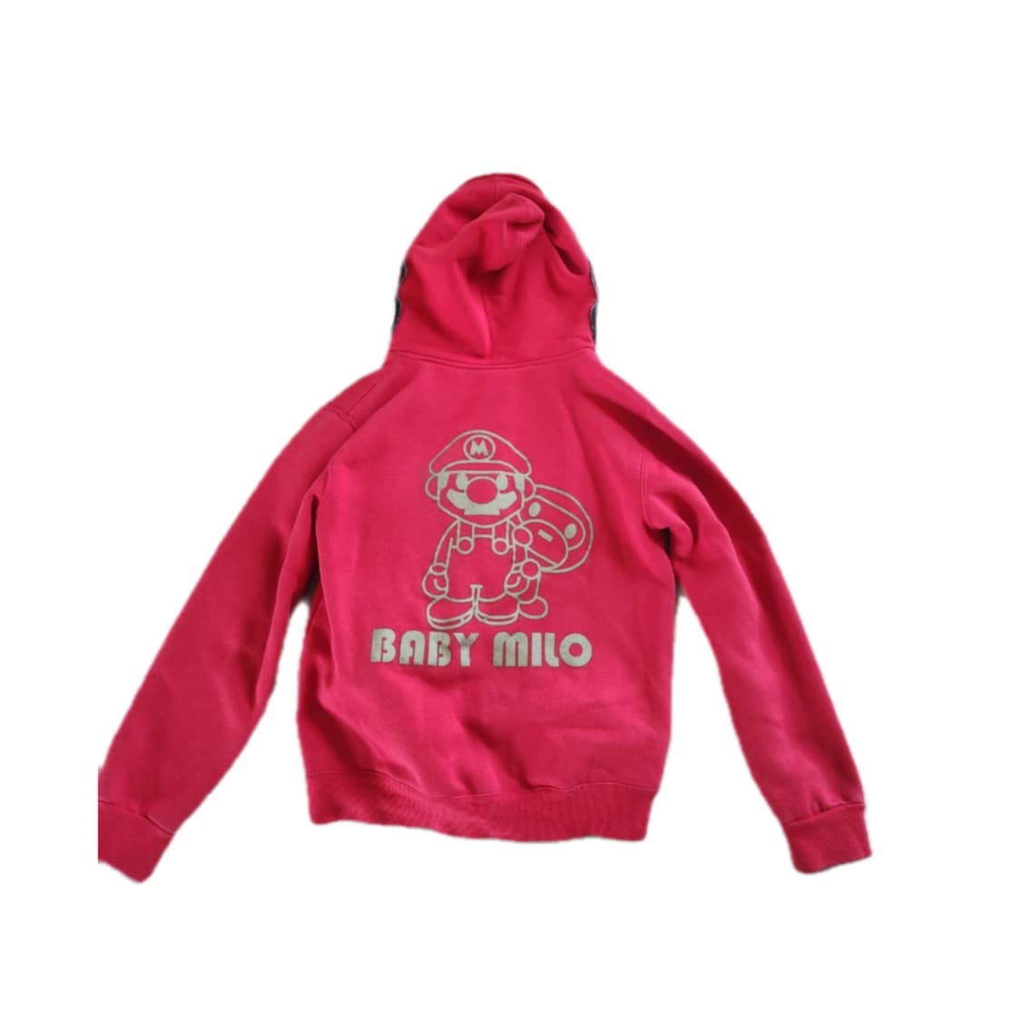 ❤️베이프 베이비마일로 레드 마리오 후드집업❤️ 상품이미지2