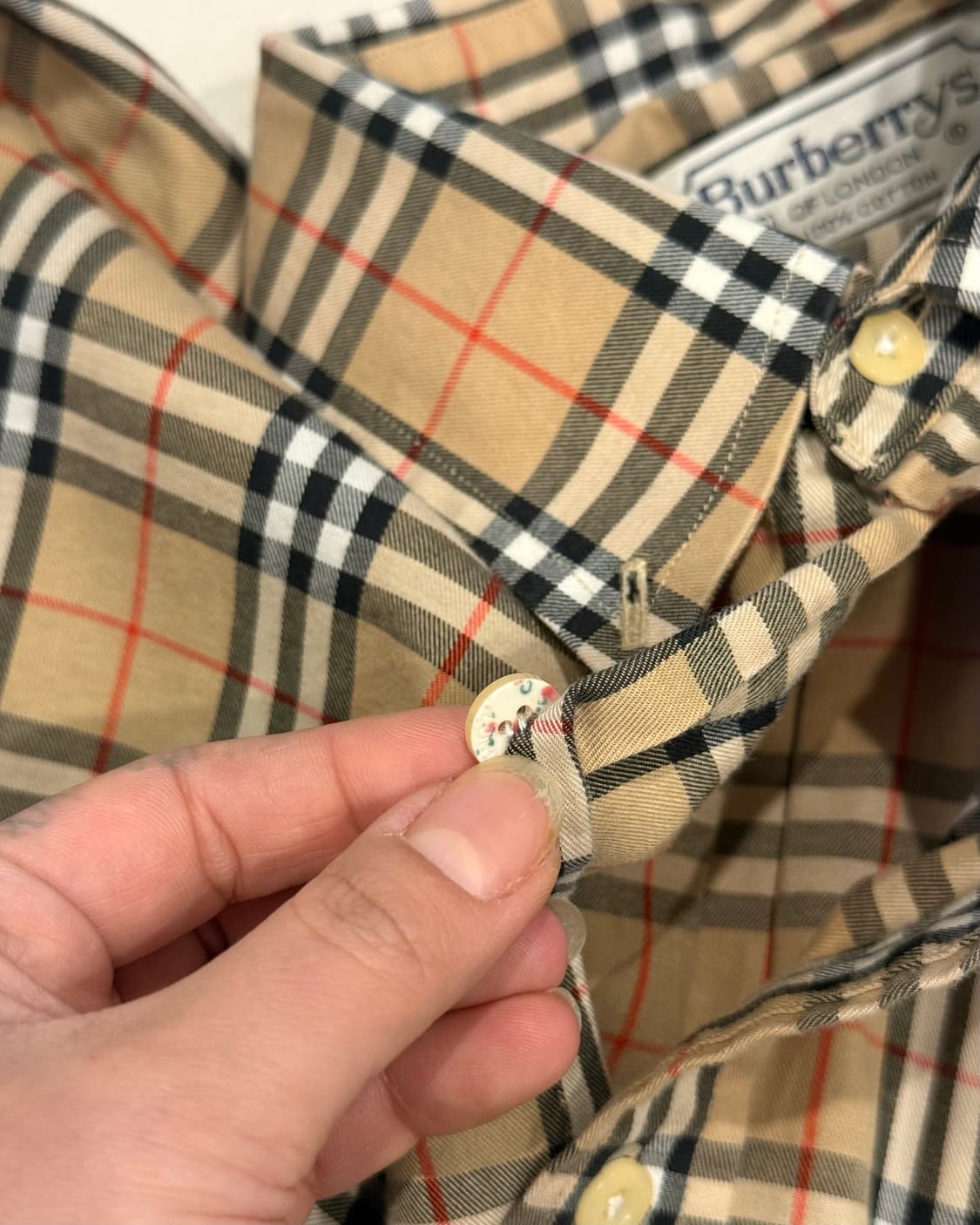 Burberrys 90s 노바체크 셔츠 상품이미지5