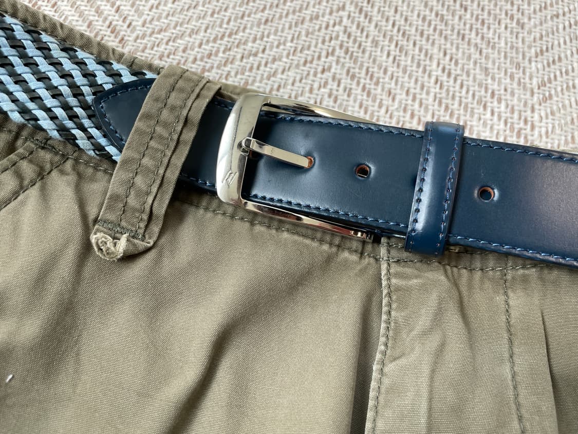 빈티지 골드파일 컬러 위빙 벨트 J03824 상품이미지4