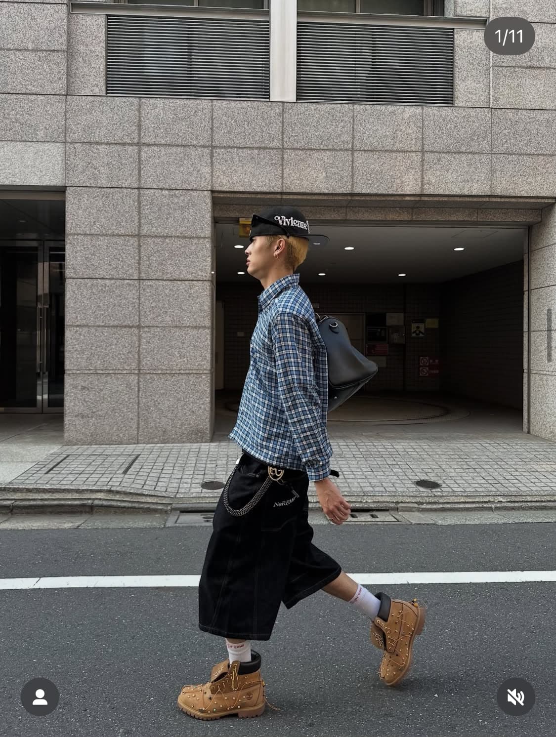 NOREMID RIGIT BAGGY JORTS – BLACK 상품이미지6