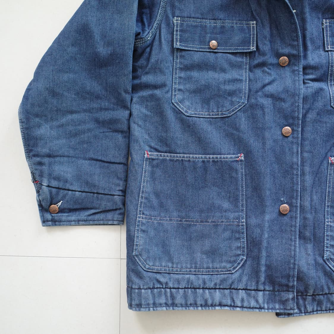 70s 빅맥 데님 초어 자켓 USA MADE JC PENNEY 상품이미지4