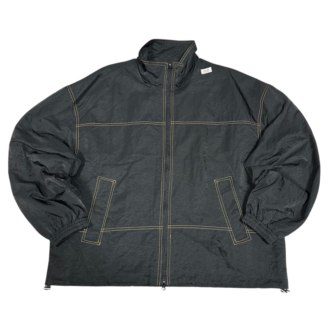 ✨ (바배) 스티치 블랙 바람막이  상품이미지1