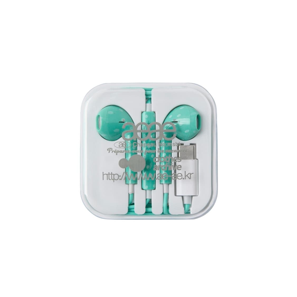 aeae 커스텀 이어폰 USB-C타입 민트 새상품 상품이미지1