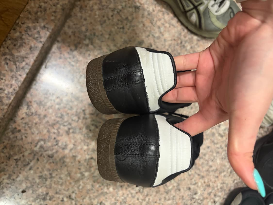 아디다스 삼바 OG 블랙 화이트 검 250 상품이미지3