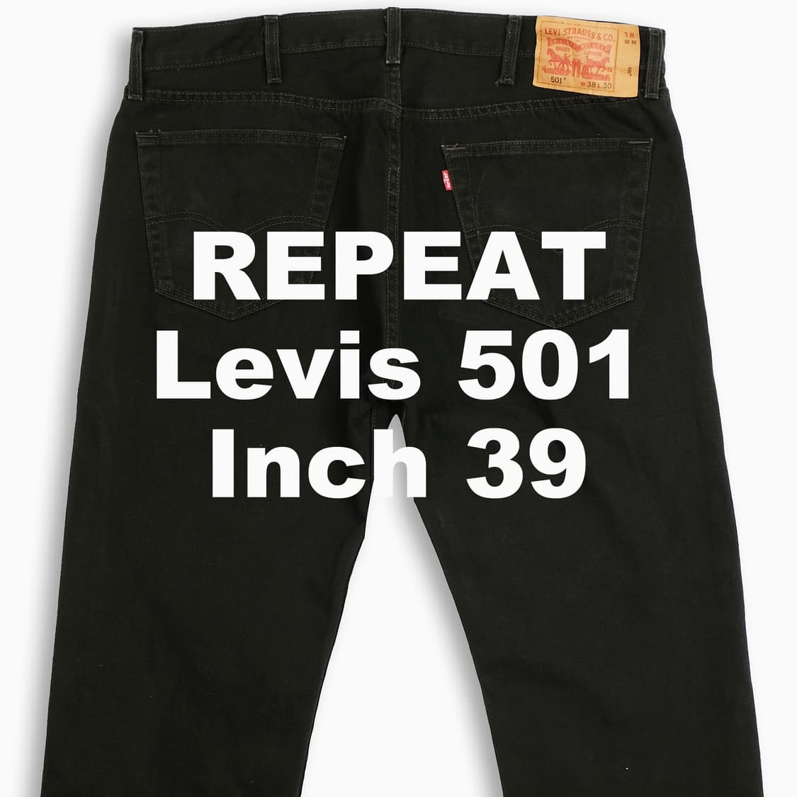 빈티지 리바이스 501 흑청 블랙진 39 인치 LV5013858 상품이미지1