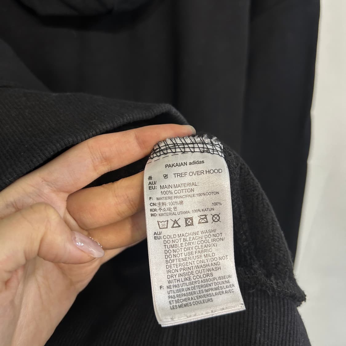 아디다스 여성 기모 후드티 상품이미지3