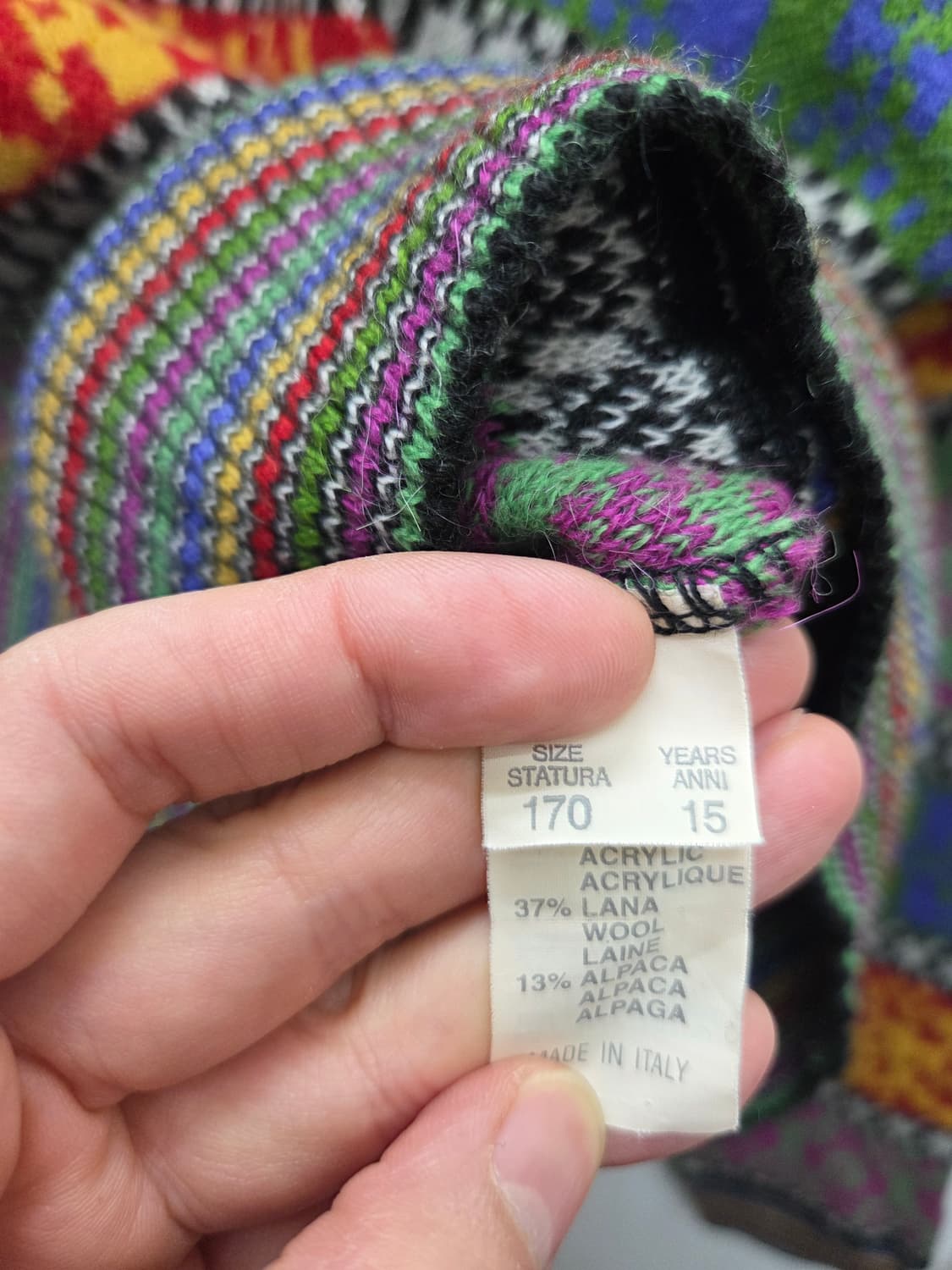 미쏘니 알파카 니트 터틀넥 상품이미지5