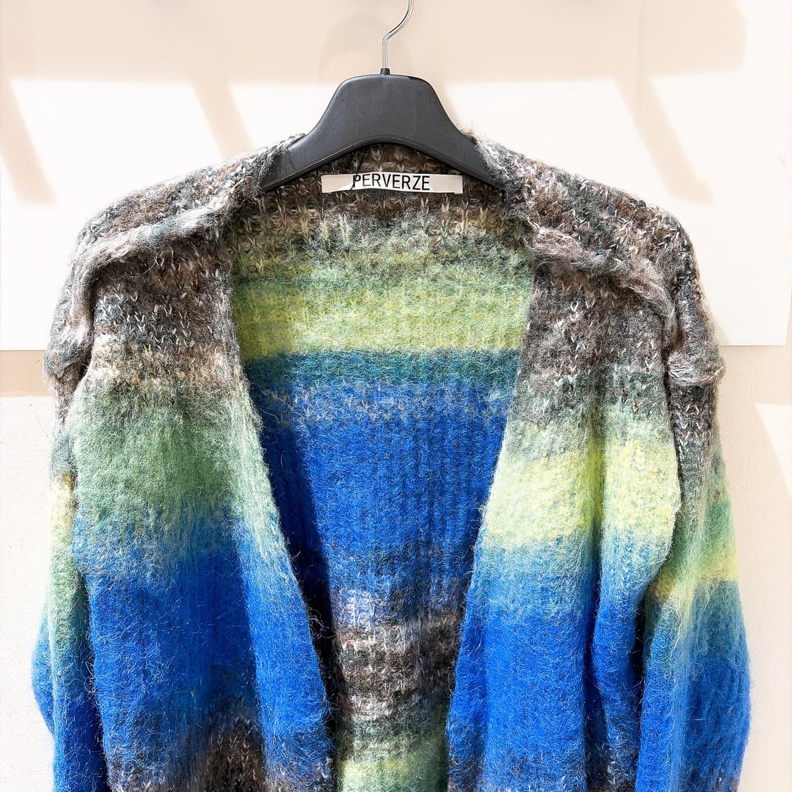 (정품/새상품) PERVERSE 퍼버즈 여성 그라데이션 와이드 가디건 상품이미지2