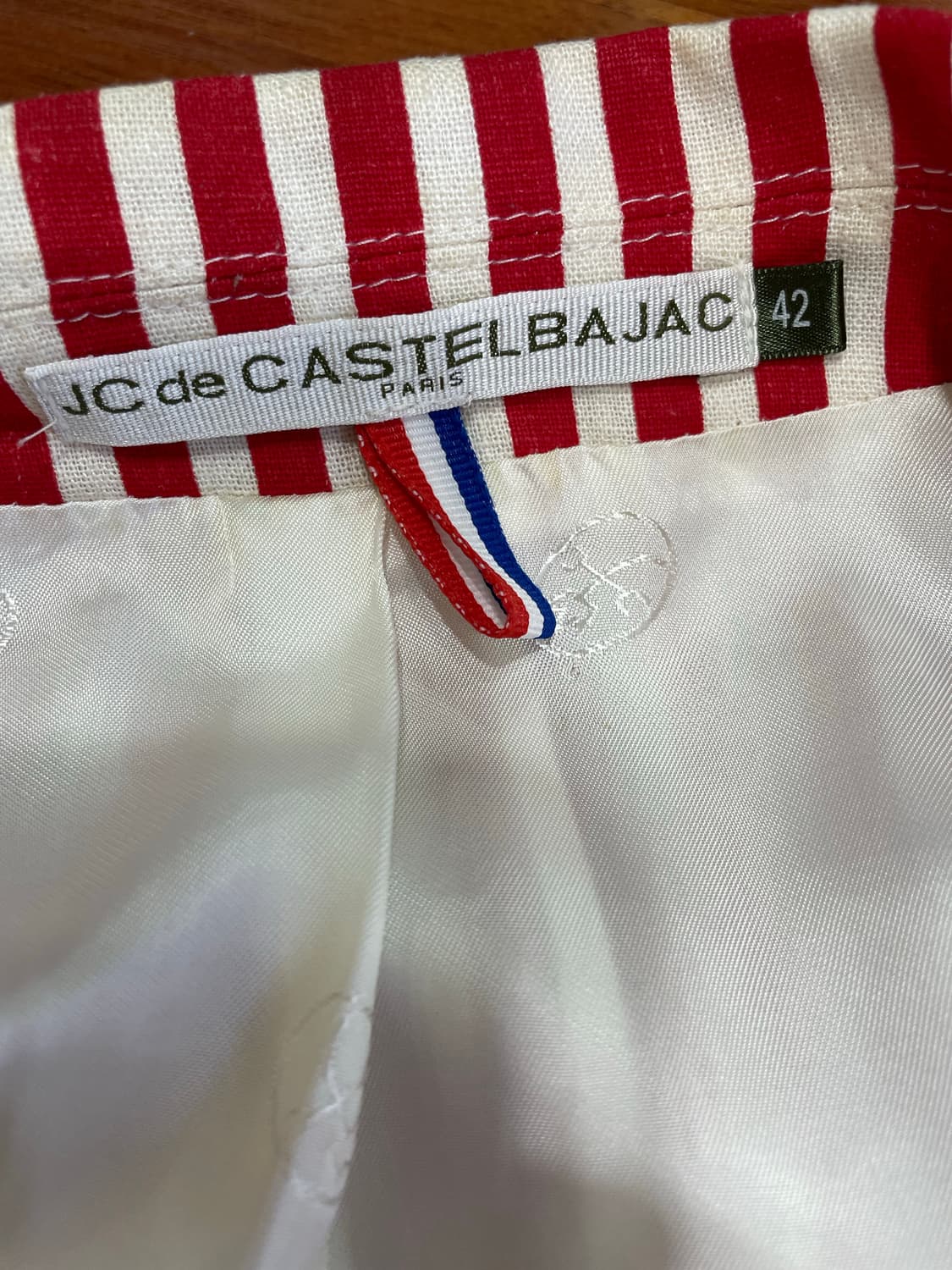 카스텔바작 이태리 린넨 비스코스 레드 자켓 66 상품이미지9