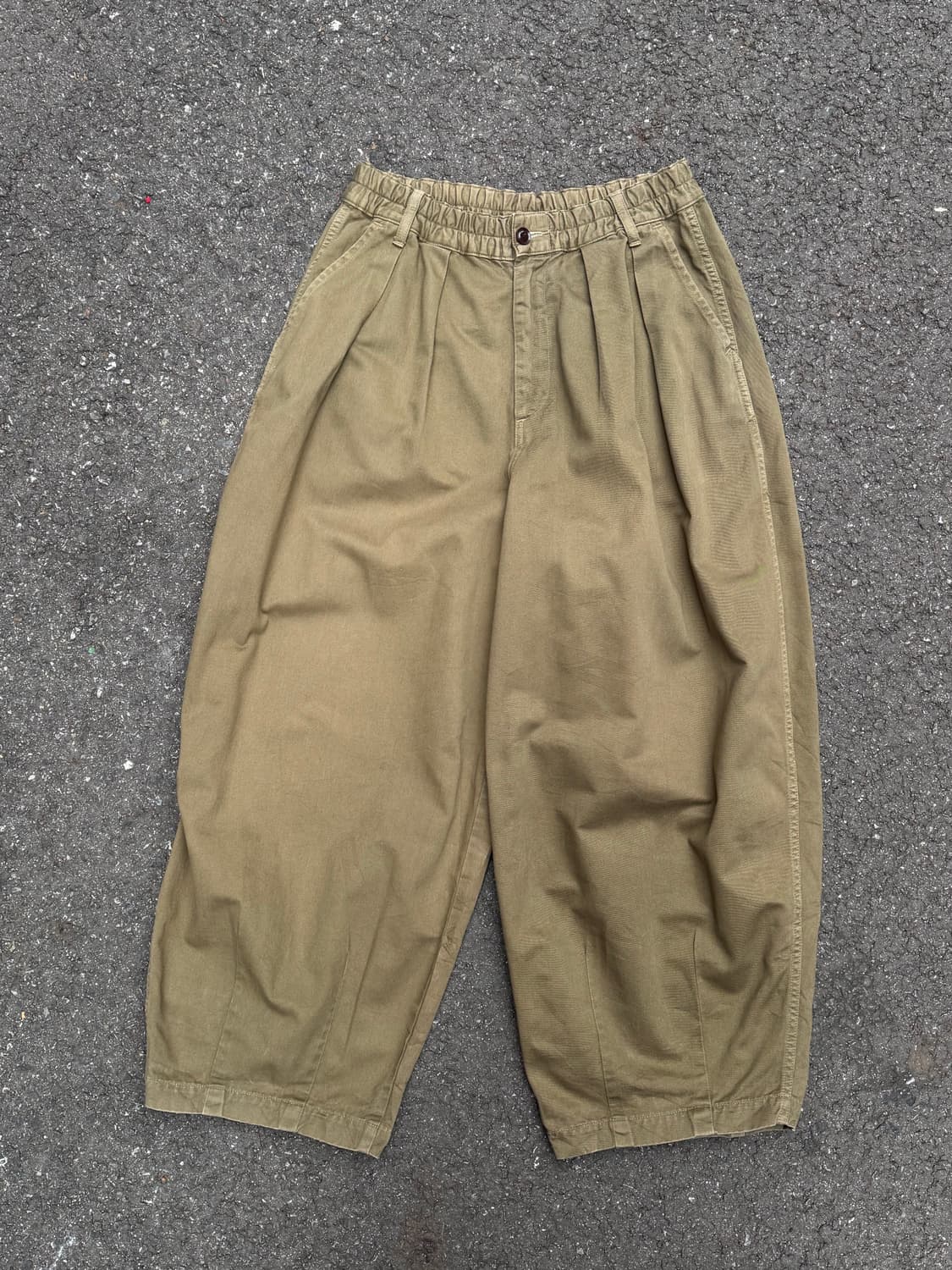 Harvesty 하베스티 올리브 카키 벌룬팬츠 상품이미지2