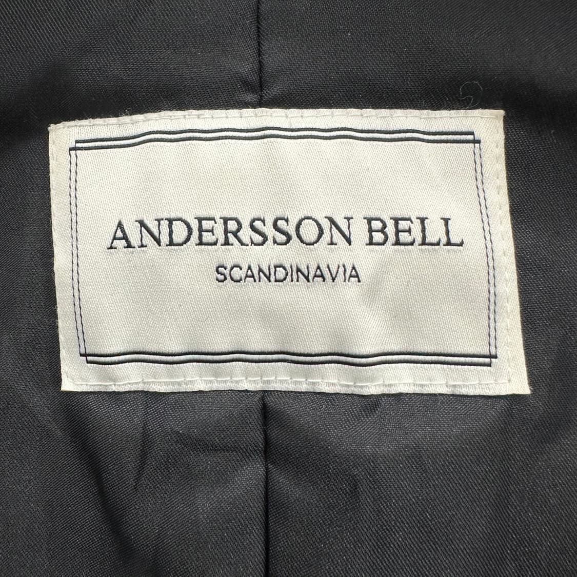 100 앤더슨벨 남자 스텐다드핏 울 블렌드 코트 상품이미지4