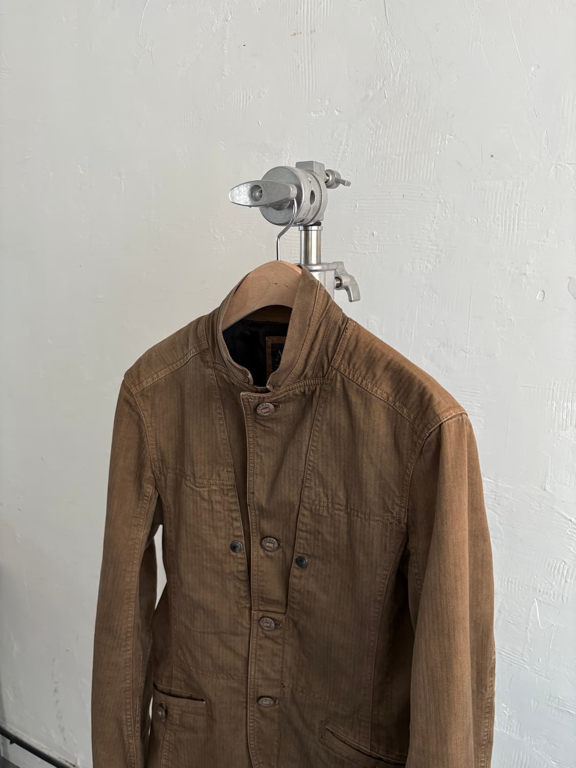 아르마니 익스체인지 브라운 유틸리티 블레이저 자켓 상품이미지3