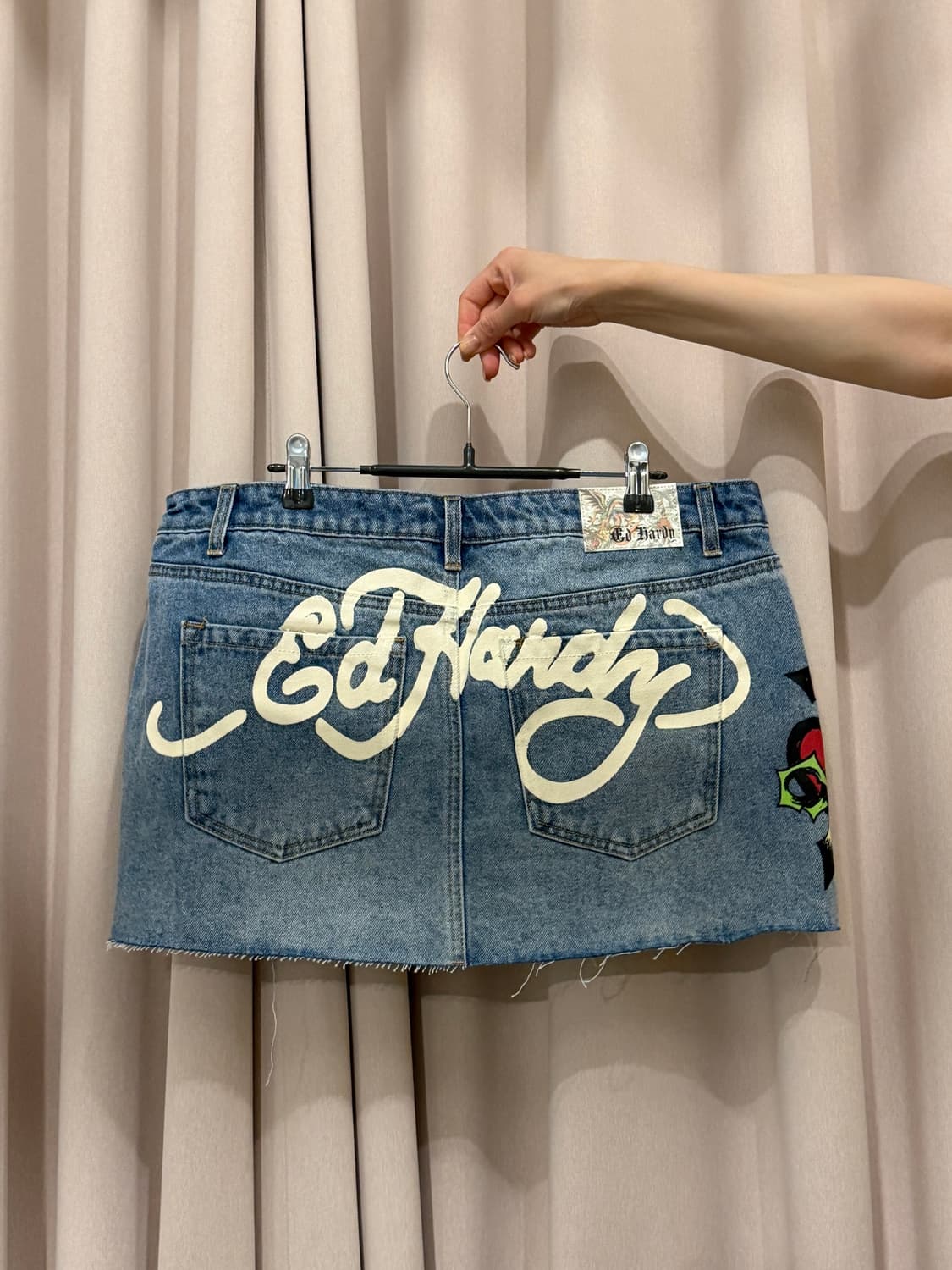 에드하디 ed hardy 데님 스커트 청치마 상품이미지3