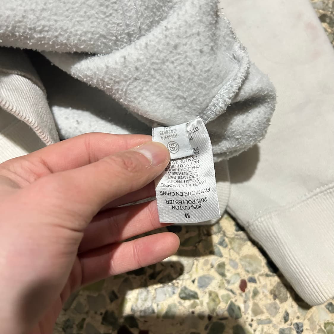 스투시(Stussy) 그레이 후드티 상품이미지7