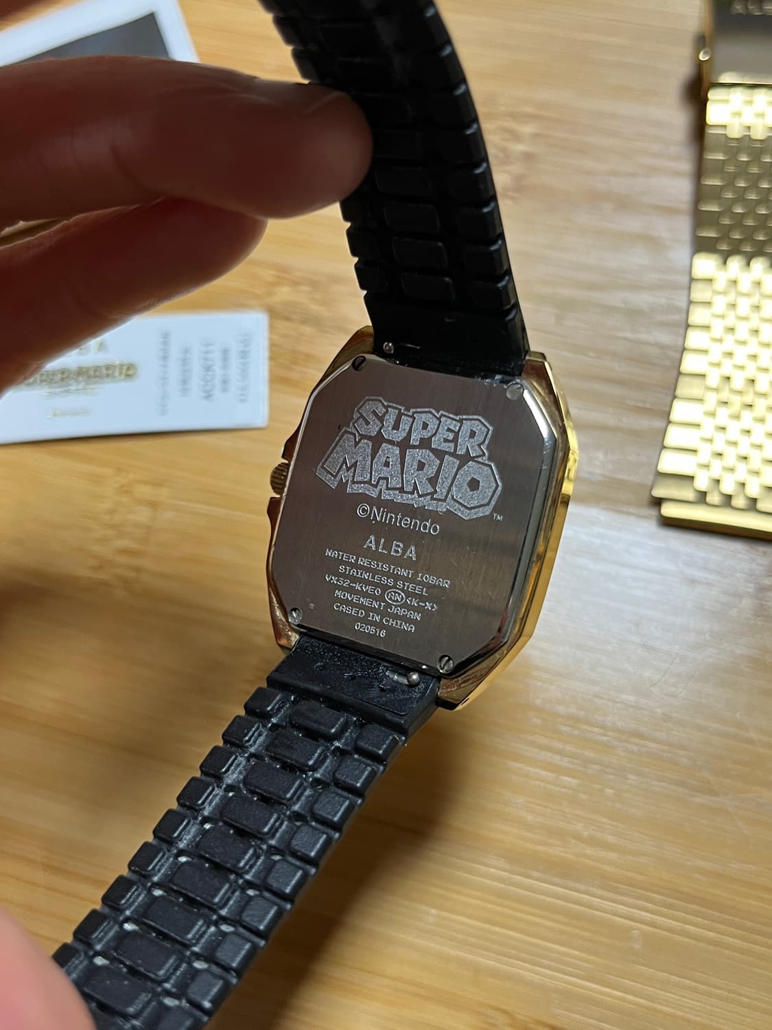 세이코 알바 슈퍼마리오 콜라보 시계 팝니다. 상품이미지2