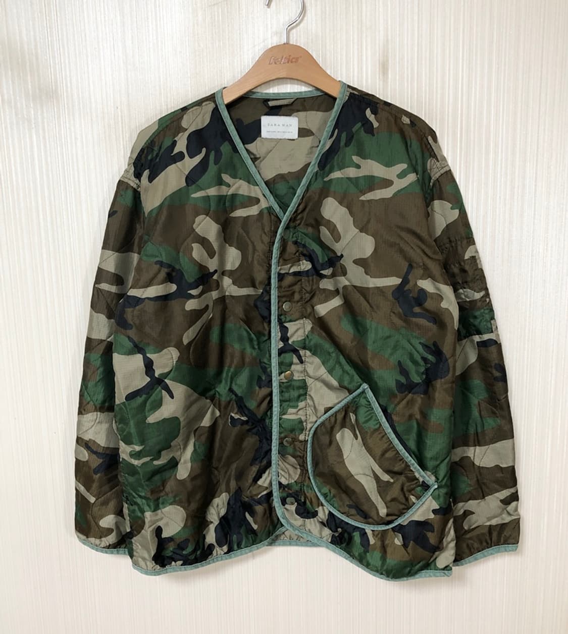 자라 맨(ZARA MAN) 밀리터리 퀼팅자켓 XL 상품이미지1