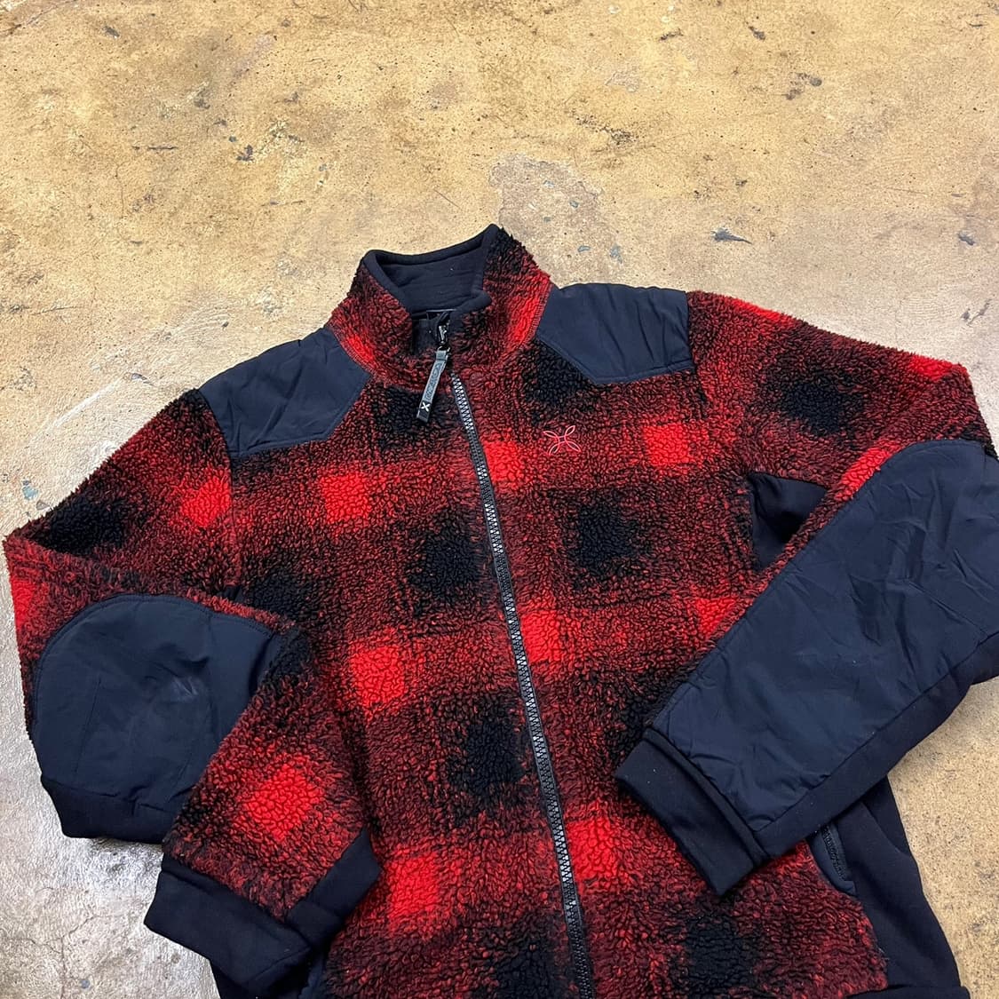 [정품/M] 몬츄라 체크 후리스 플리스 자켓 b14 상품이미지1