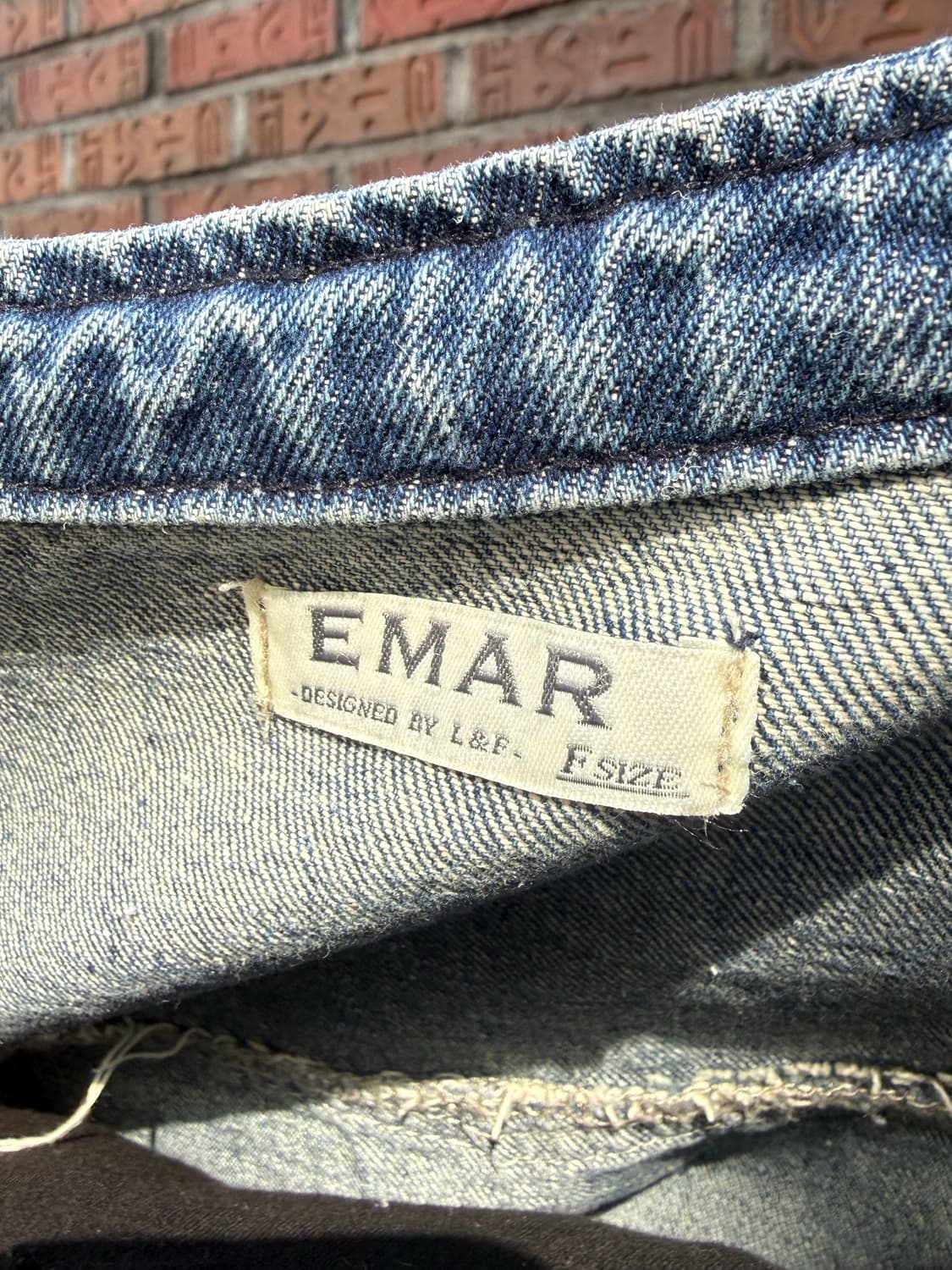 EMAR 스탠드넥 데님 집업 자켓 상품이미지8