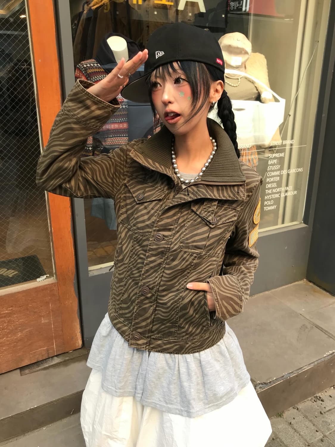 Hysteric Glamour High Neck Jacket 상품이미지4