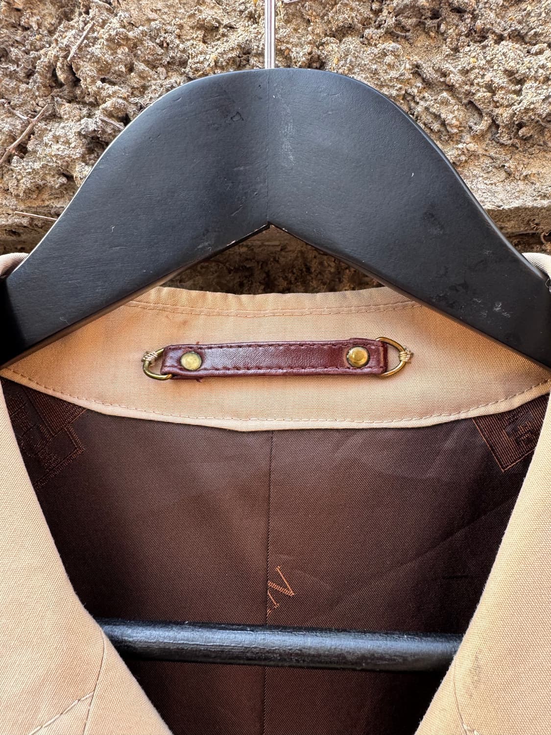 랑방 클래식 벨티드 베이지 트렌치코트  상품이미지4