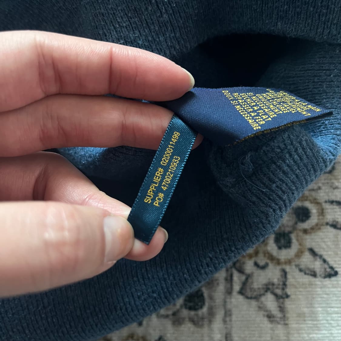 폴로 신형 피마코튼 라운드넥 니트 상품이미지4