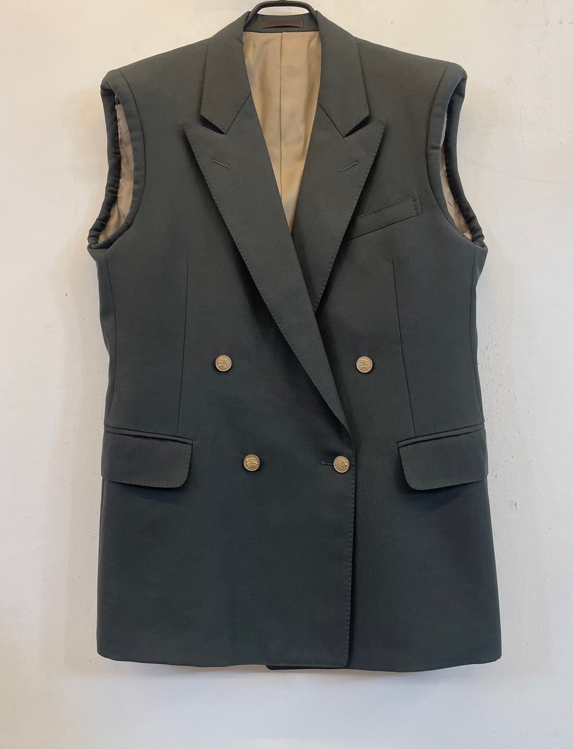 정품 버버리 정장조끼 정장베스트:) 울조끼 울베스트 울100% 상품이미지1