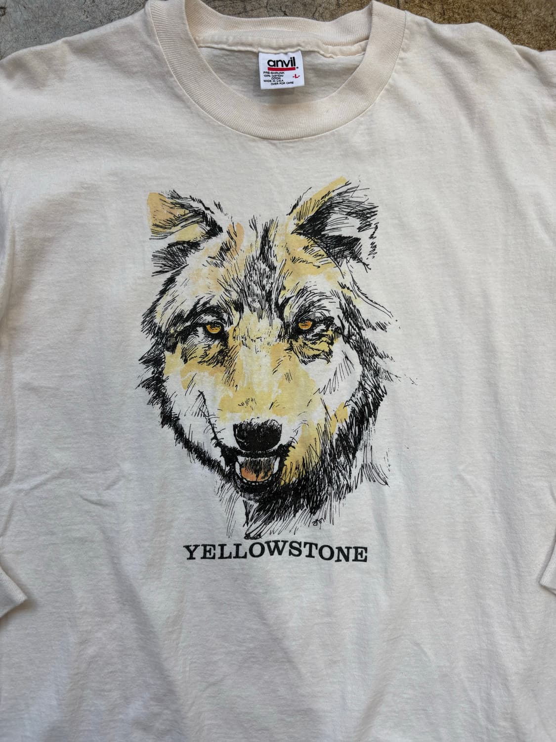 90s USA 엔빌 빈티지 싱글 롱슬리브 상품이미지2