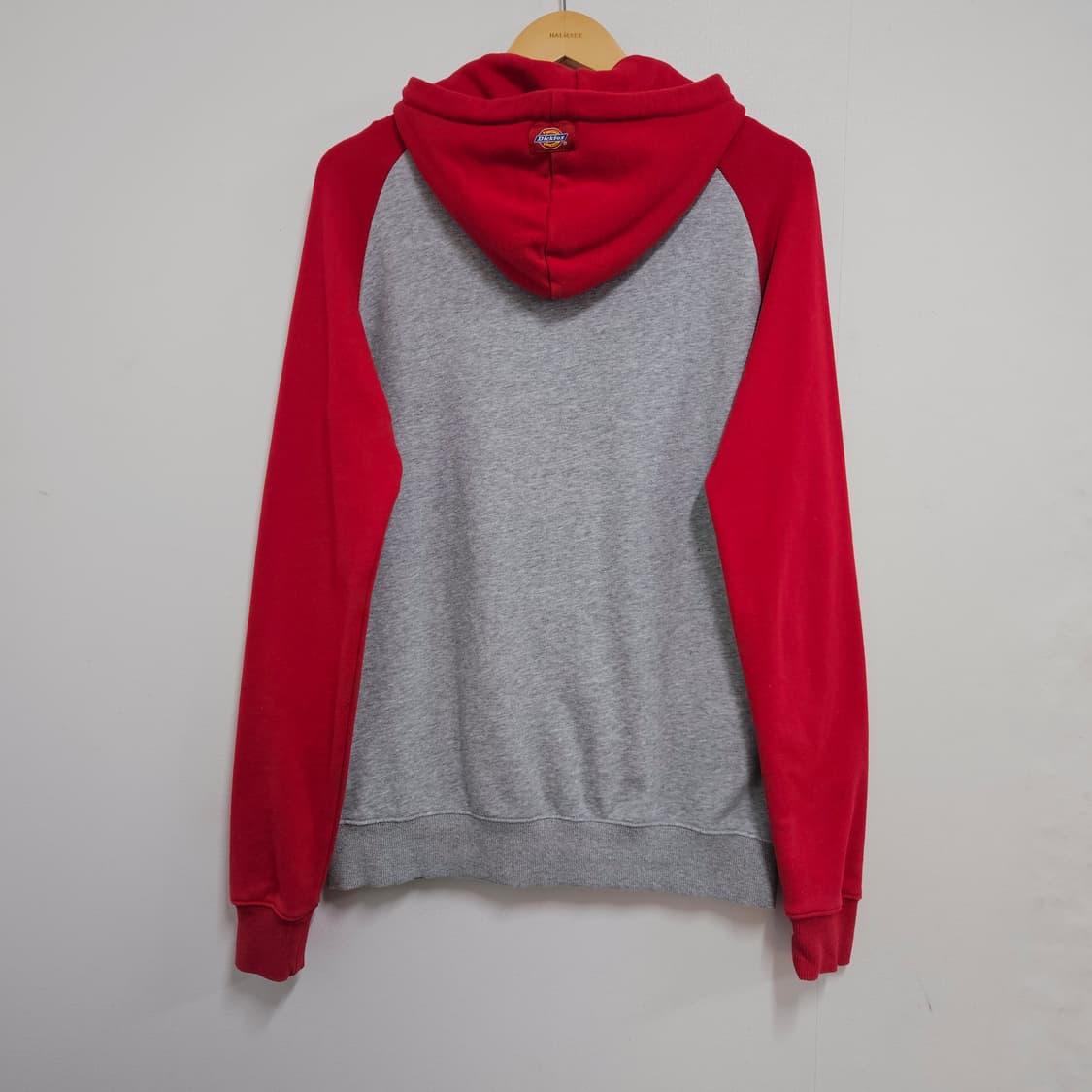 M 95-100 디키즈 나그랑 배색 후드집업 그레이 레드 상품이미지4