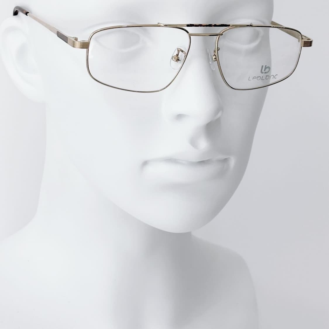 LEBLANC 골드 레오파드 브릿지 데드스탁 빈티지안경 상품이미지5