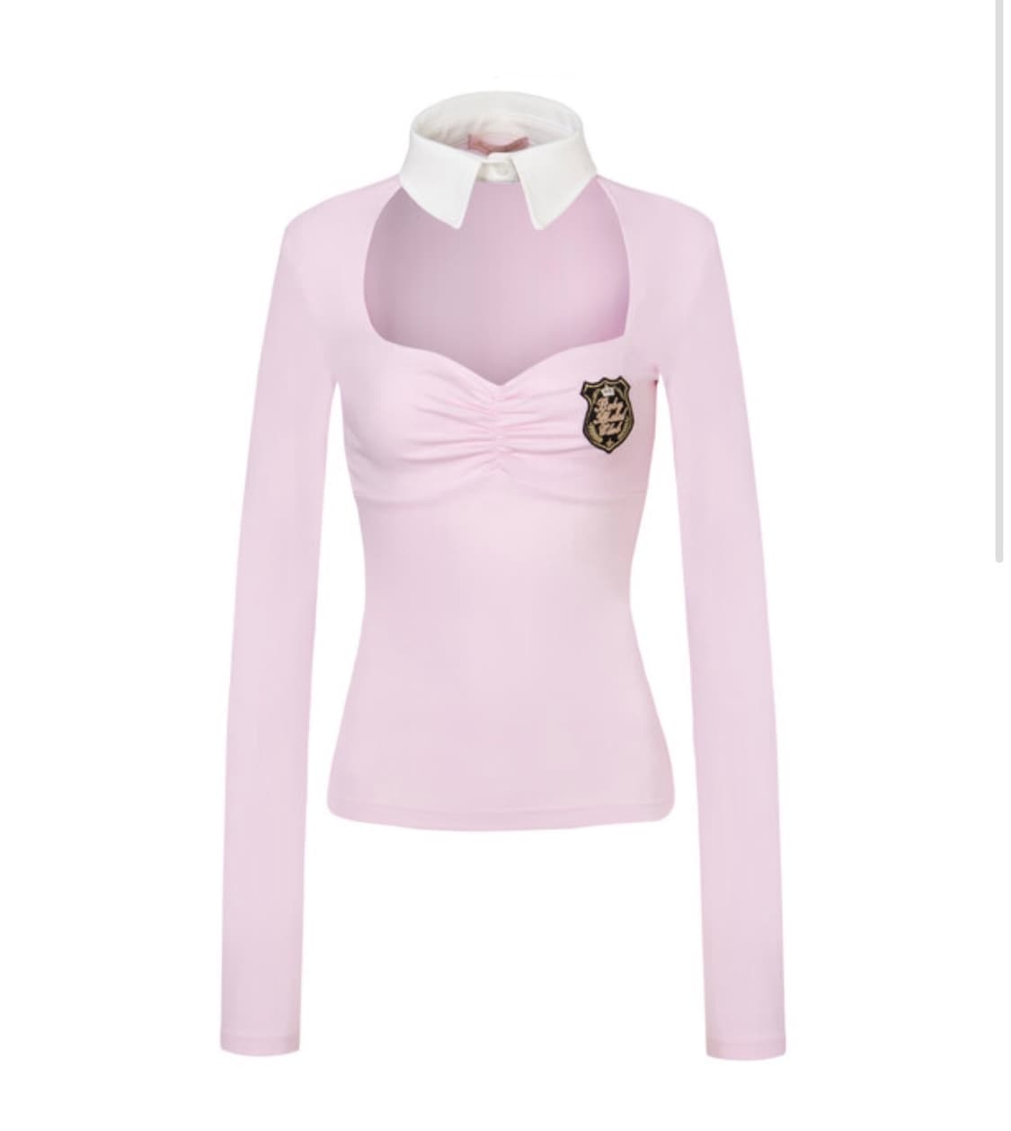 베이비메탈클럽 Charmy collar top (baby pink) 상품이미지1