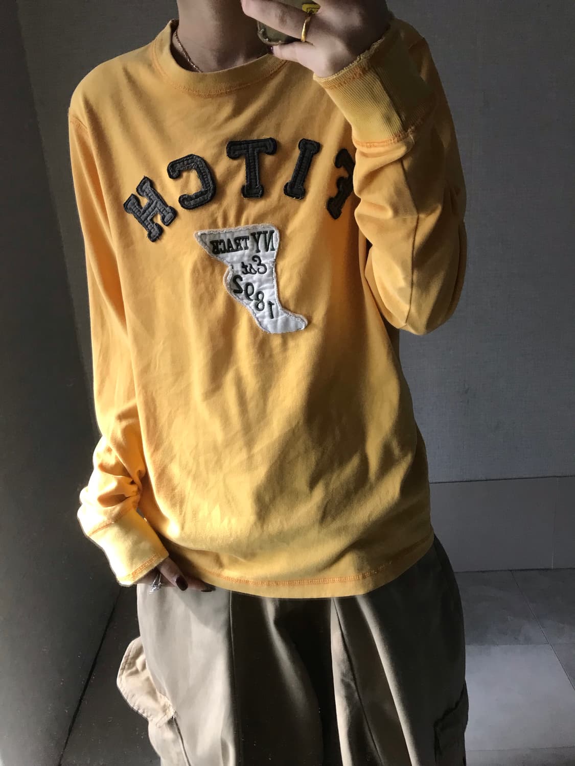 아베크롬비 옐로우 롱슬리브 상품이미지2