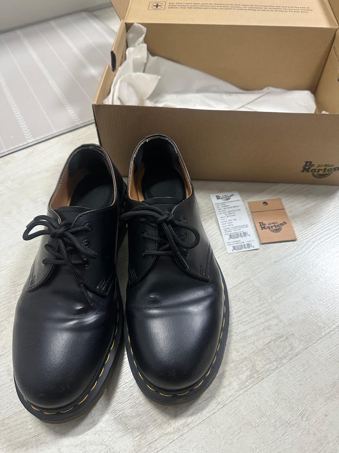 닥터마틴 1461 스무스 블랙 uk7 상품이미지1