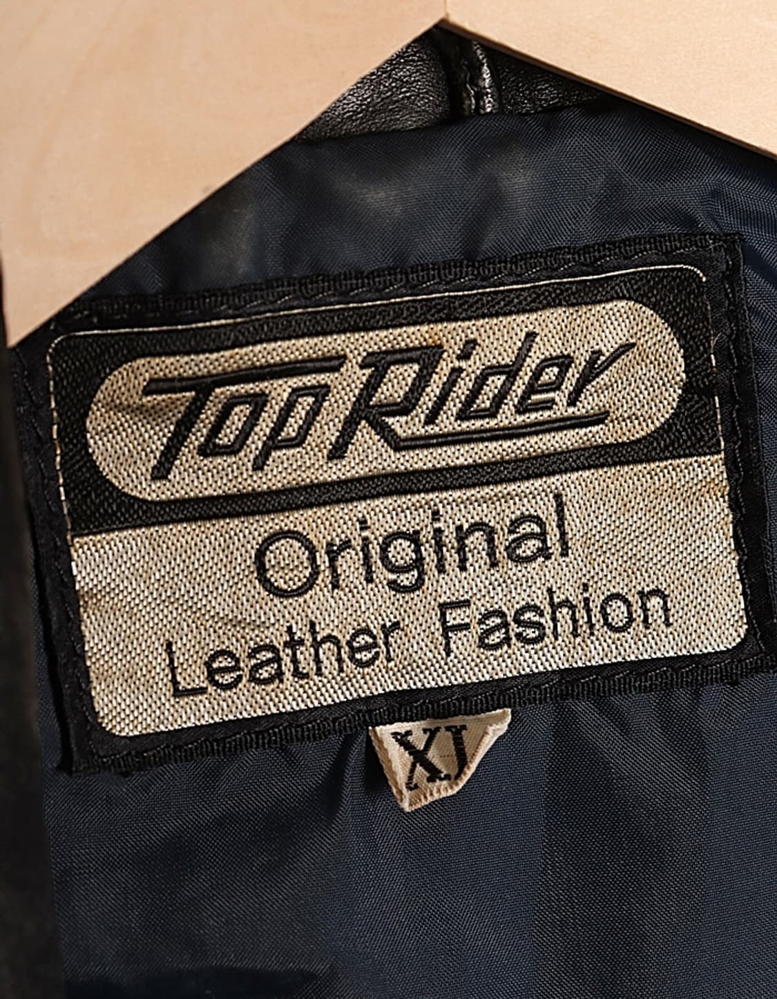 90's Top Rider Leather Rider Jacket 상품이미지8
