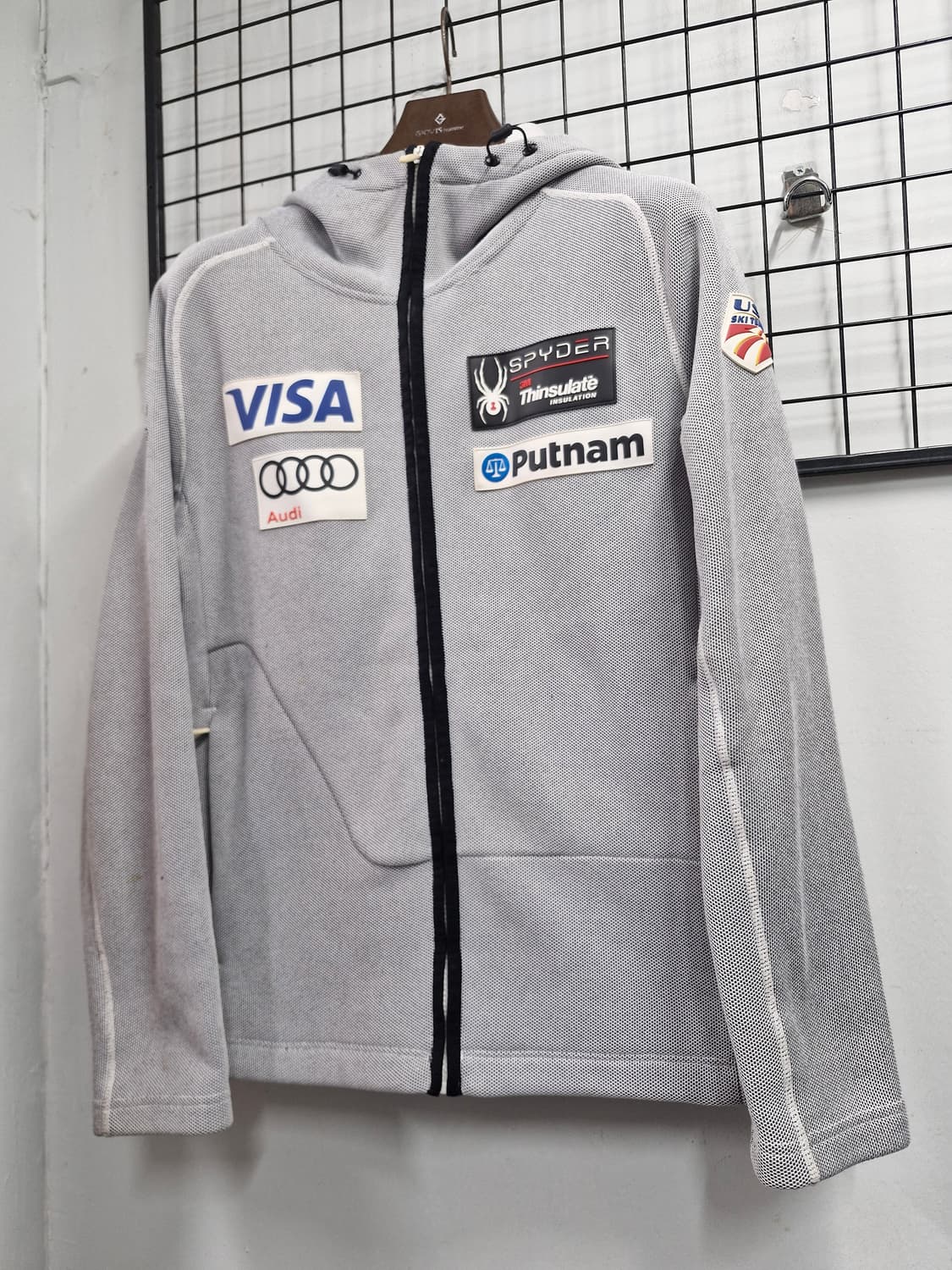 100L 스파이더 US.S.T 기모 후드 집업. 상품이미지3