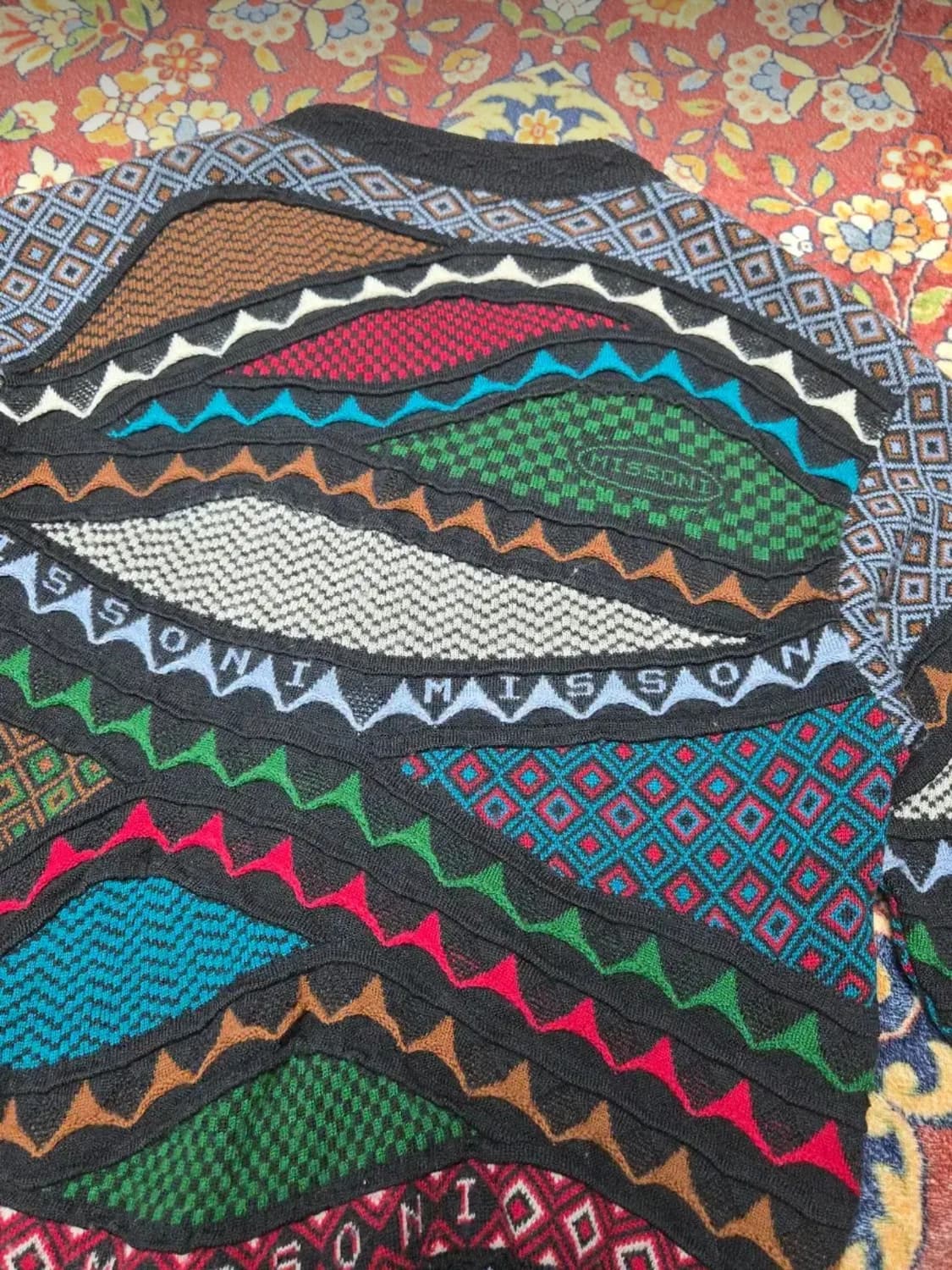 MISSONI (미쏘니) 순수 메리노 울 100% 빈티지 가디건 (S)
 상품이미지7