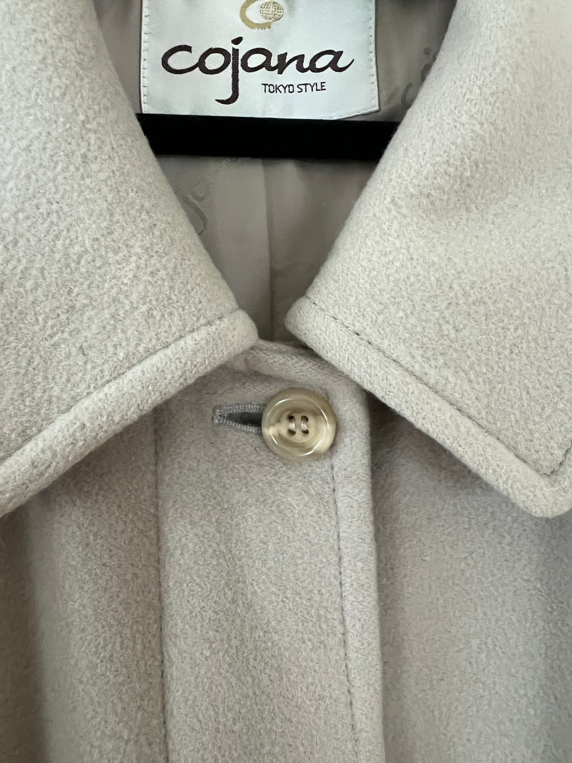 클라우드 컬러 클래식 빈티지 울 코트 상품이미지4