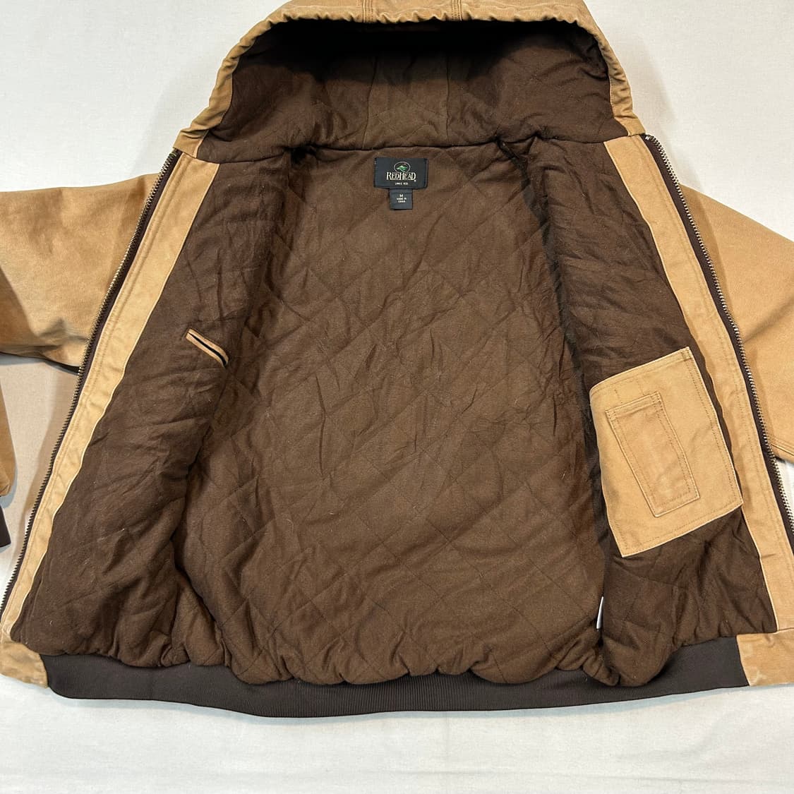 M) RedHead USA 워크웨어 덕캔버스 액티브 자켓 브라운 상품이미지4