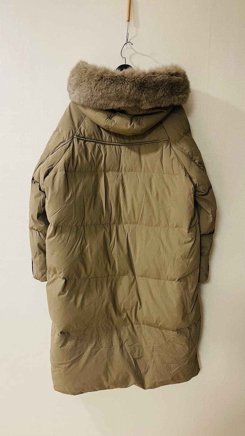 택달린새상품) 보니스팍스 폭스퍼 롱패딩 55-66 정가 32만원대 상품이미지3