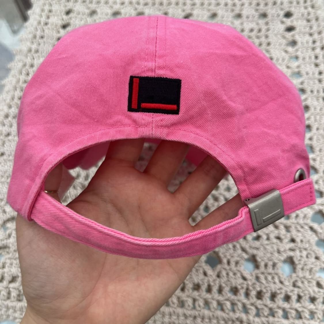 푸부 FUBU Y2K 대장급 00s 딸기우유 갸루 핑크 볼캡 C12449 상품이미지4