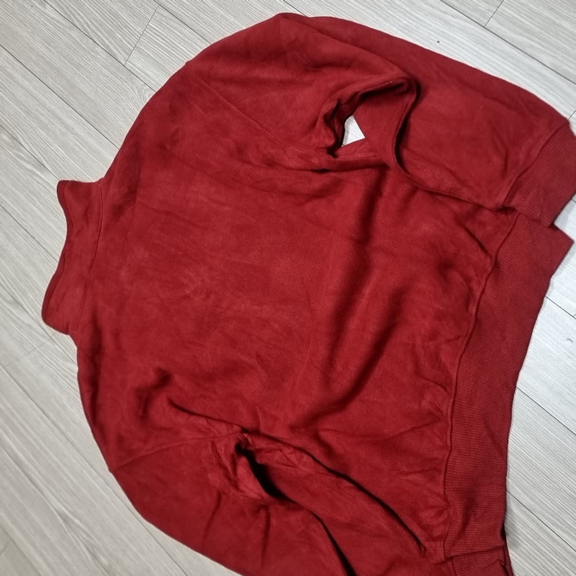 일본제 돌체 반집업 맨투맨 레드(100-105) 상품이미지3