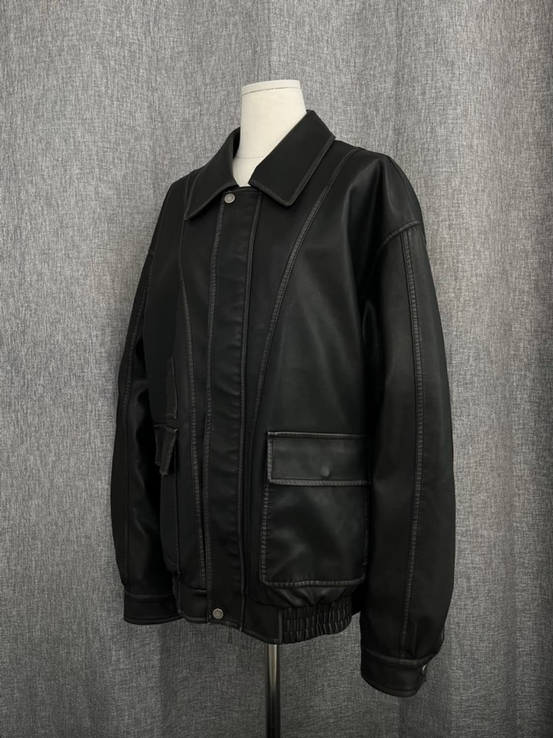 드미트리블랙 워시드 레더 자켓/#3568 상품이미지2