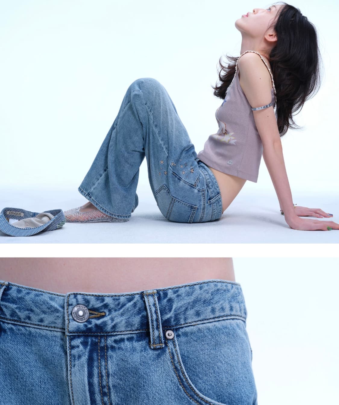 코이세이오 STARDUST DENIM PANTS BLUE 상품이미지5
