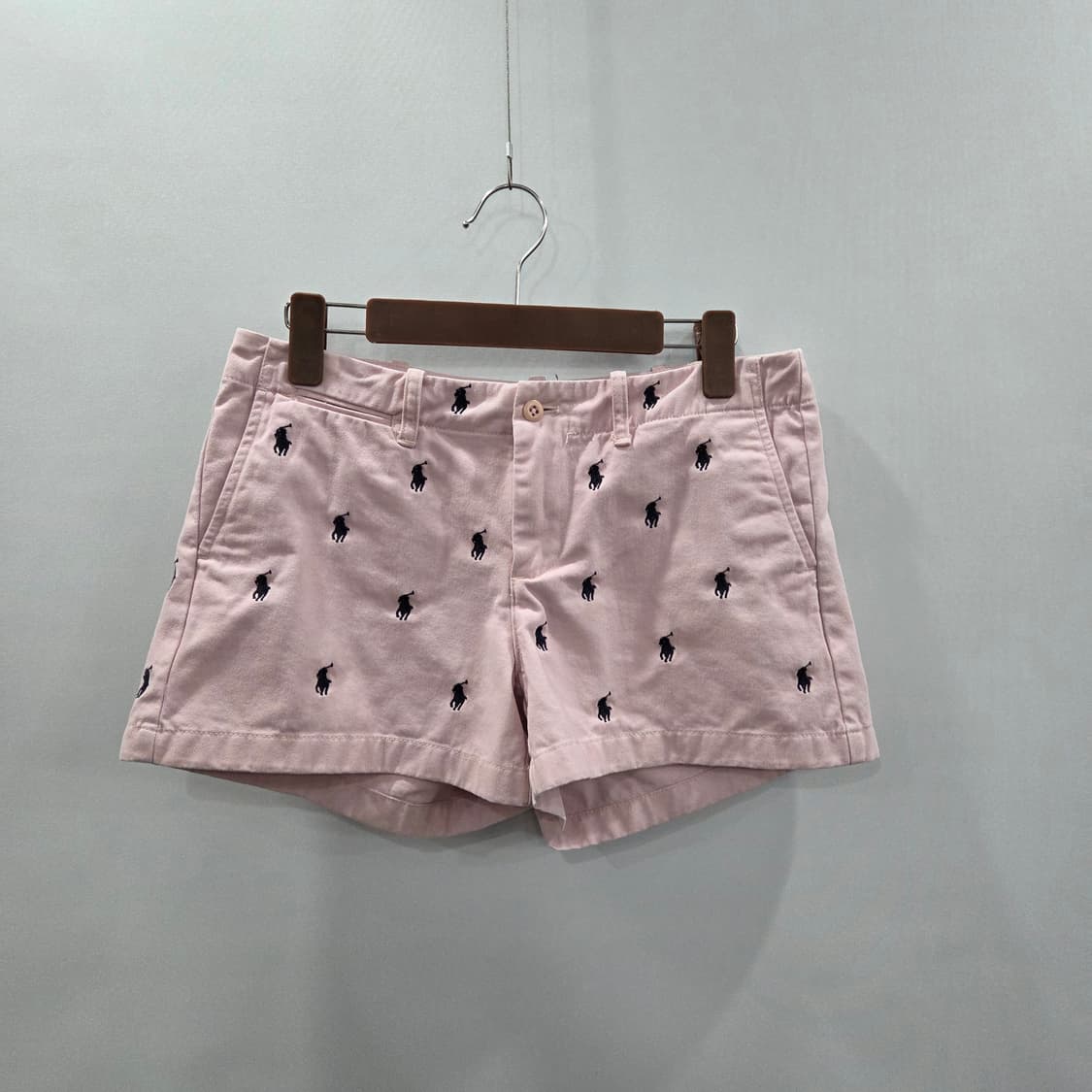 폴로랄프로렌 스포츠 우먼 멀티포니 코튼 쇼츠 연핑크 4 상품이미지1