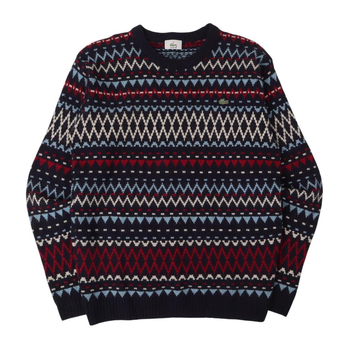 라코스테 에스닉 패턴 울 니트 상품이미지1