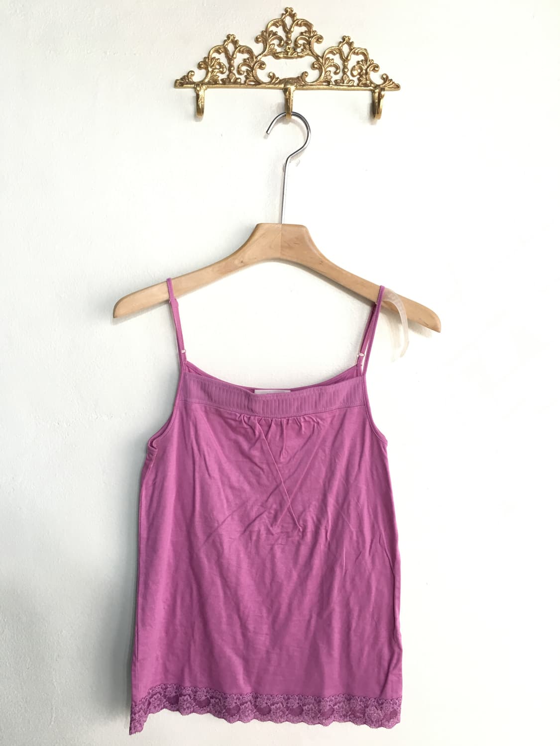 빈티지 퍼플 체크 패치 모리 임수정깔 코디세트 상품이미지3