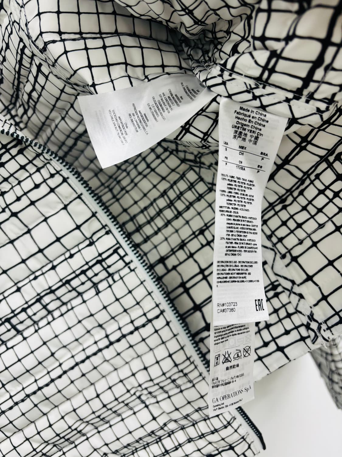 (새 제품) 알마니 ARMANI EXCHANG 패딩 라이더 자켓 상품이미지4