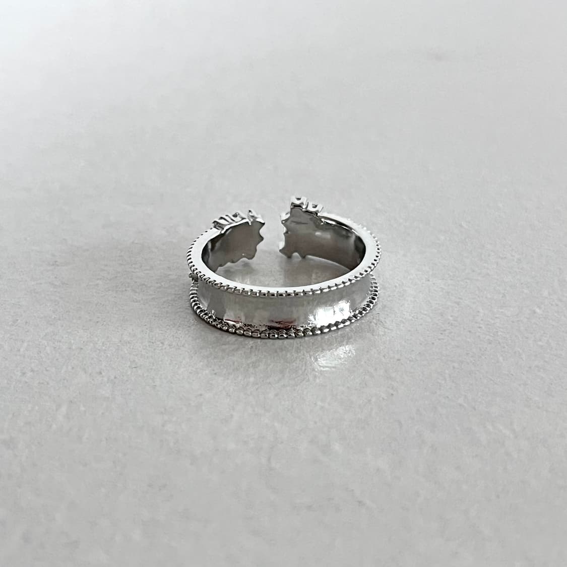 언발란스 큐빅 반지 상품이미지5